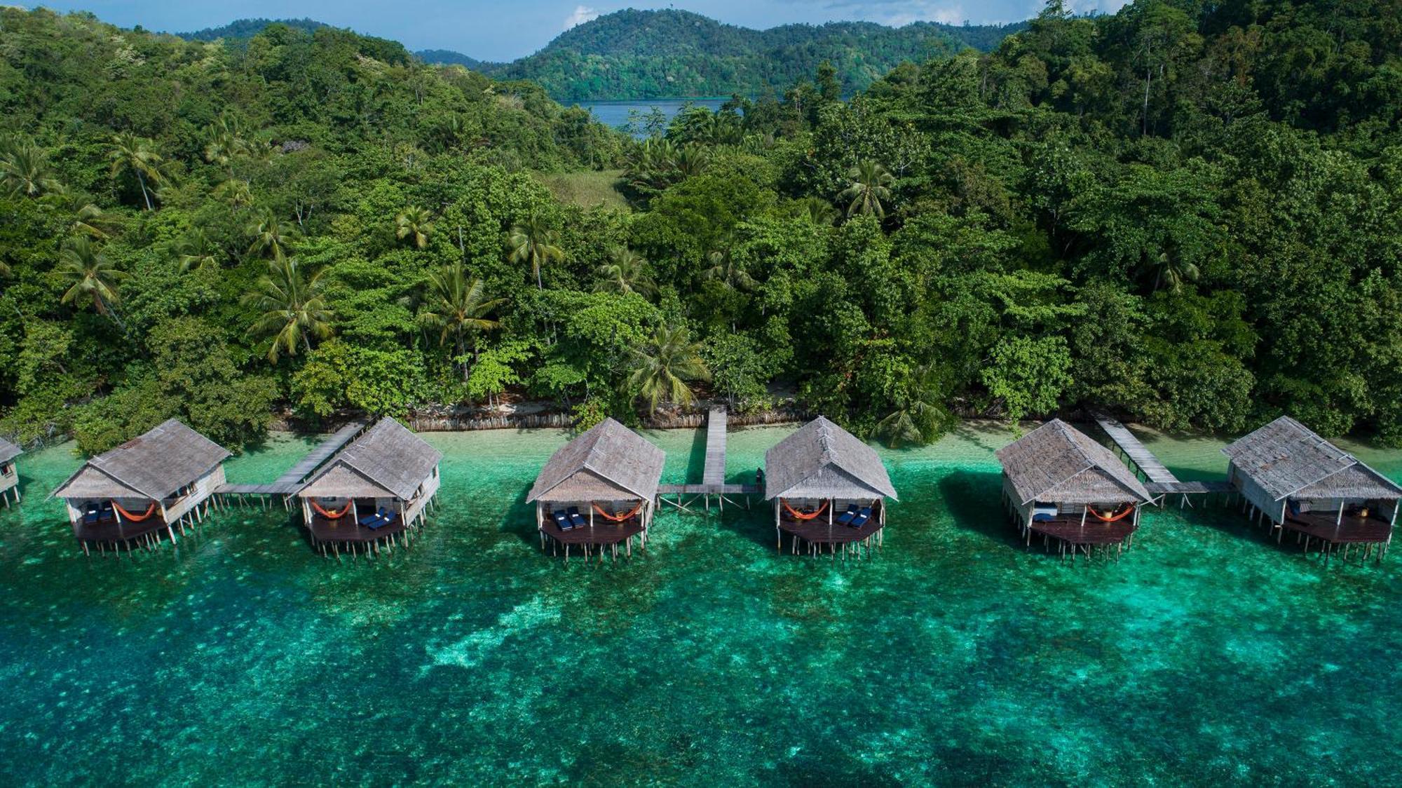 Papua Paradise Eco Resort Pulau Birie エクステリア 写真